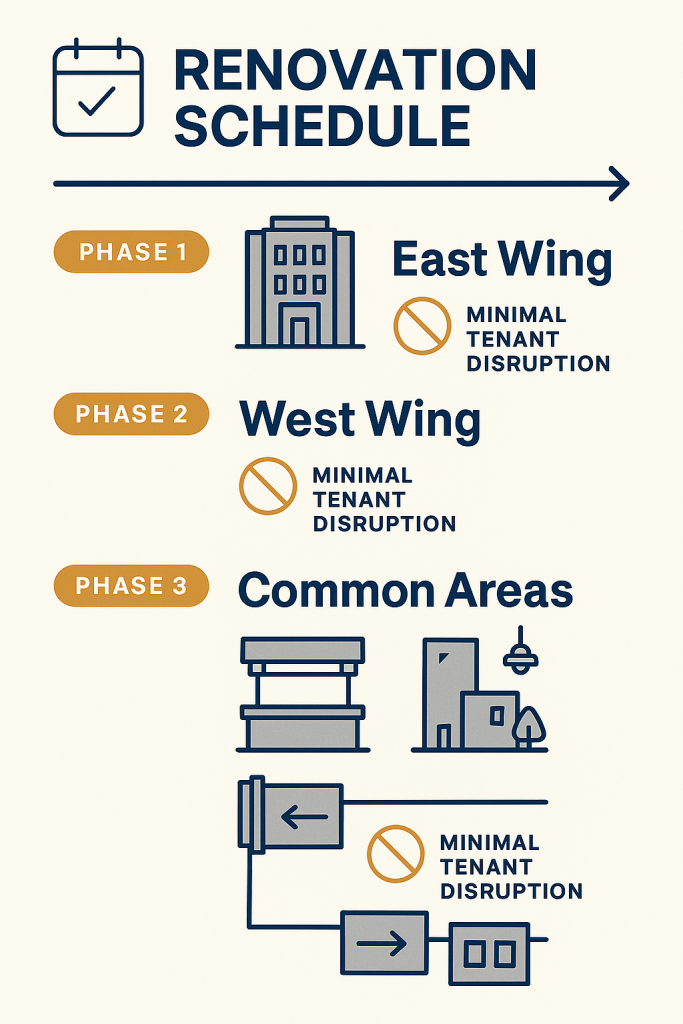 Sample renovation schedule